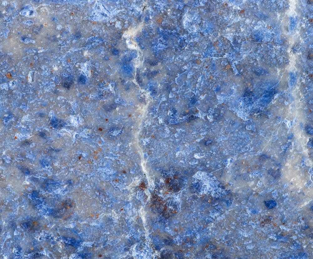 Dumortiérite bleue brute — histoire de la découverte par Ferdinand Gonnard à Beaunan près de Lyon