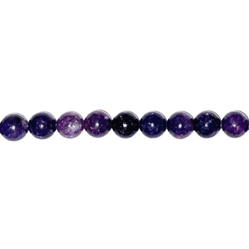 fil tourmaline rose pierres boules