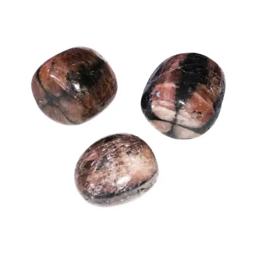 piedra rodada chiastolita