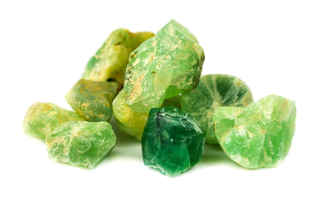 Préhnite polie vert pomme translucide — vertus et propriétés de la préhnite en lithothérapie