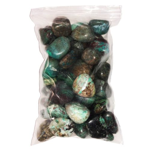 sachet pierres chrysocolle turquoise