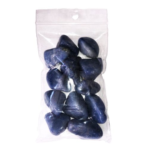 sachet pierres roulées quartz bleu 250grs