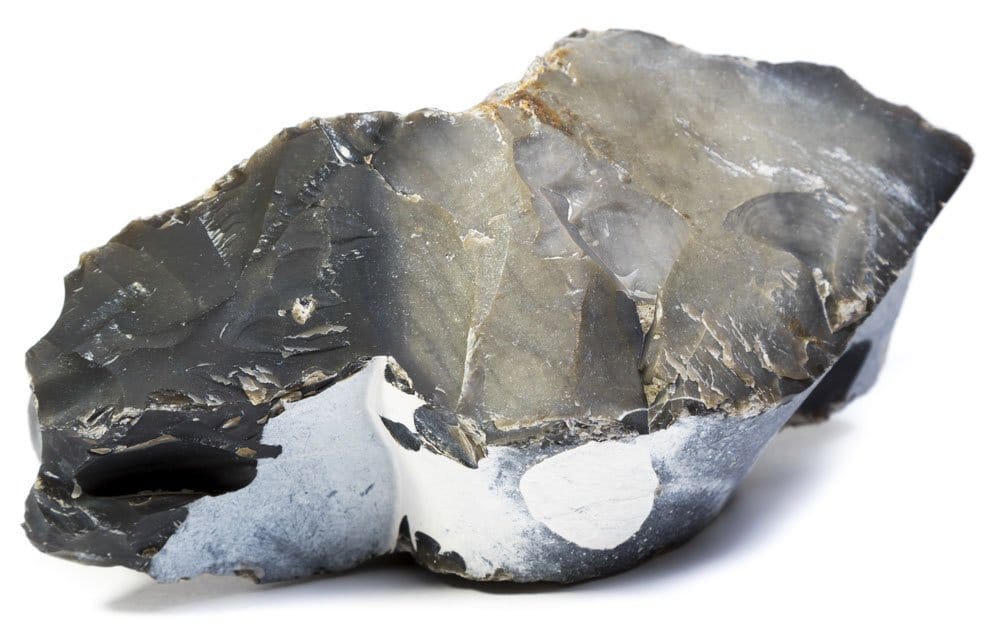 Origine et composition du silex — roche siliceuse cryptocristalline formée en milieu marin