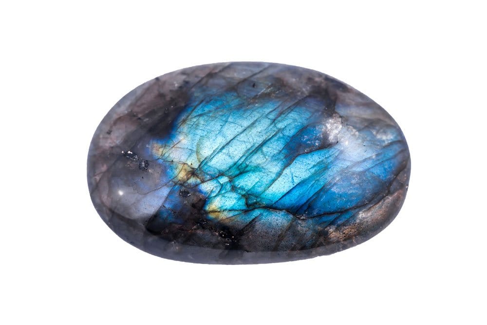 Pierre spectrolite en bracelet — vertus et propriétés en lithothérapie, protection chamanique