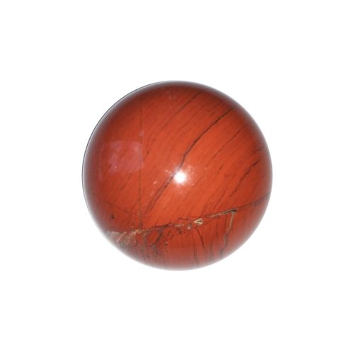sphere jaspe rouge 40mm