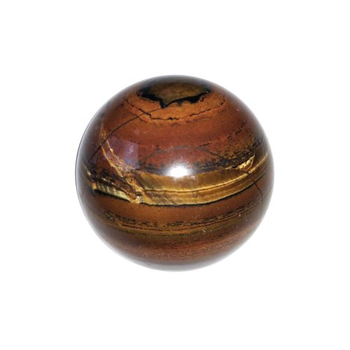sphere oeil de tigre 40mm