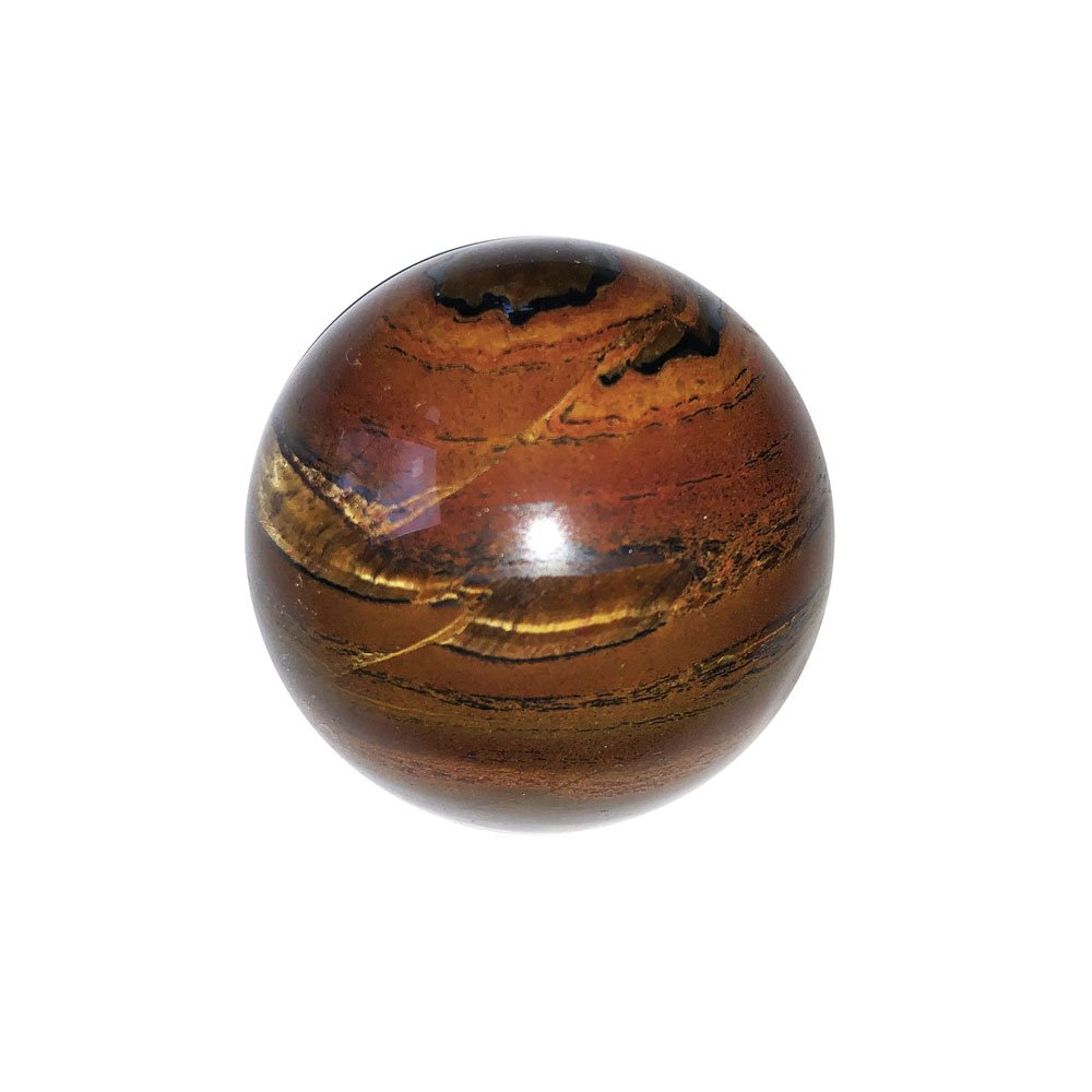 sphere oeil de tigre 40mm
