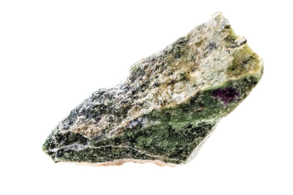 Cristal zoïsite brut système orthorhombique — sorosilicate Ca₂Al₃(SiO₄)(Si₂O₇)O(OH) minéraux épidotiques Tanzanie
