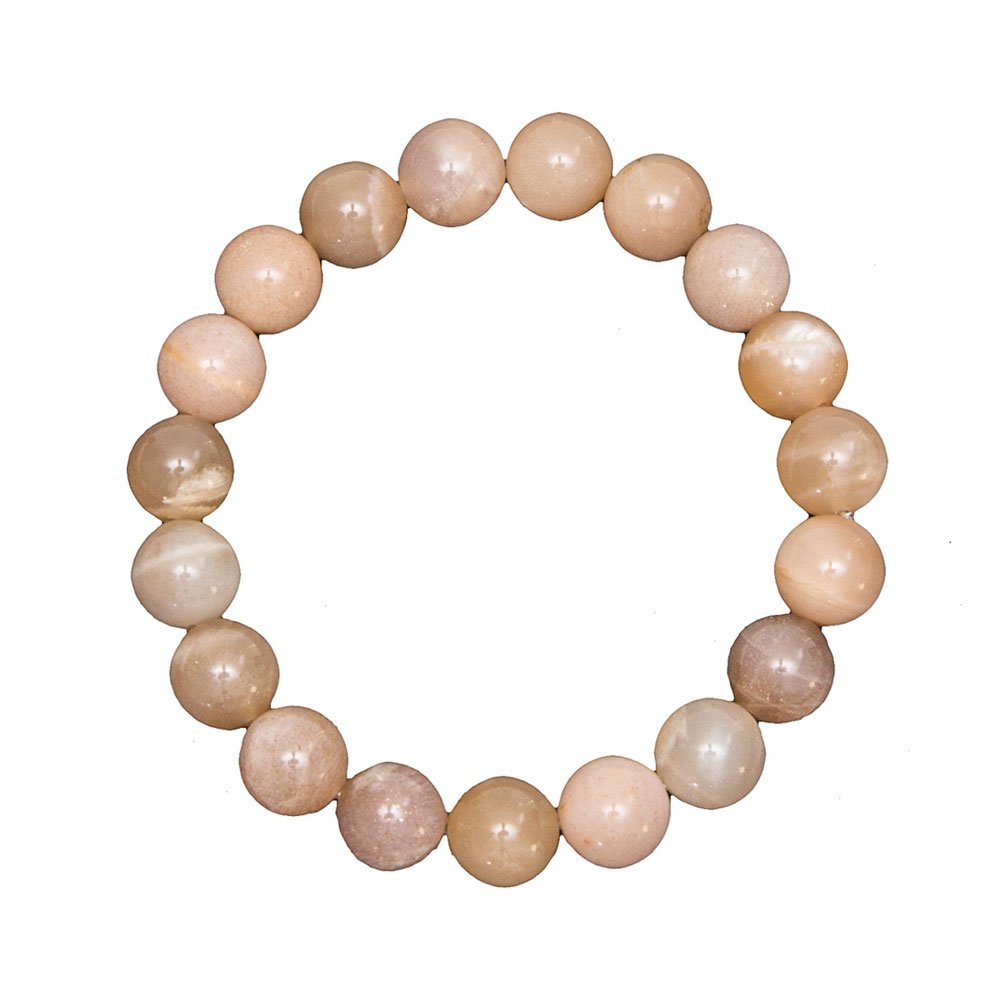Pulsera Heliolita – Piedras bolas 10mm