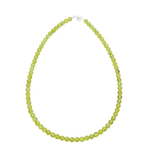 collier chrysolite 6mm