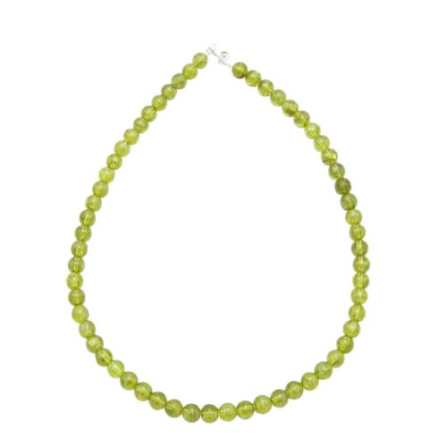 collier chrysolite 8mm