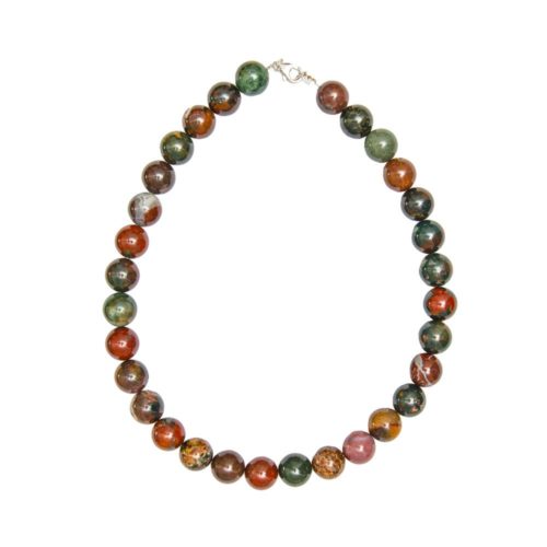 collar jaspe sanguíneo 14mm