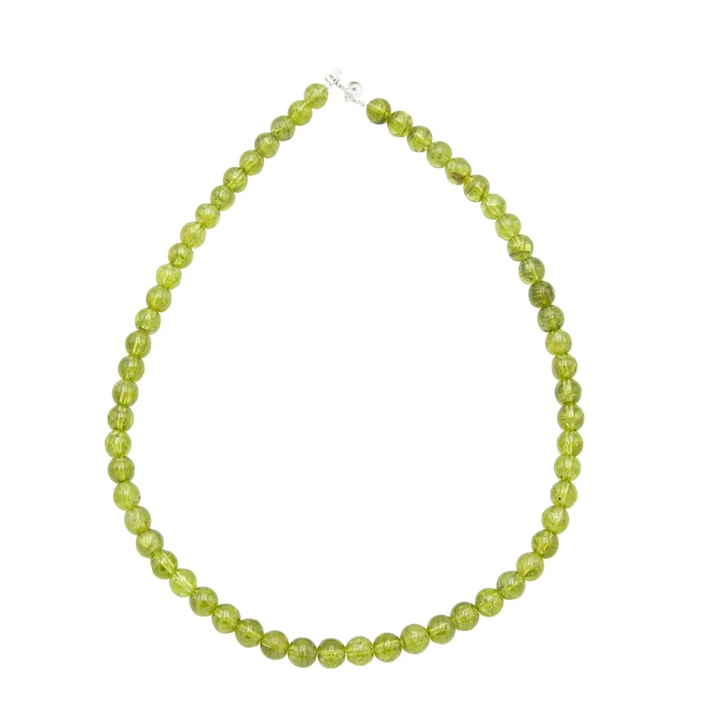 collier olivine 8mm