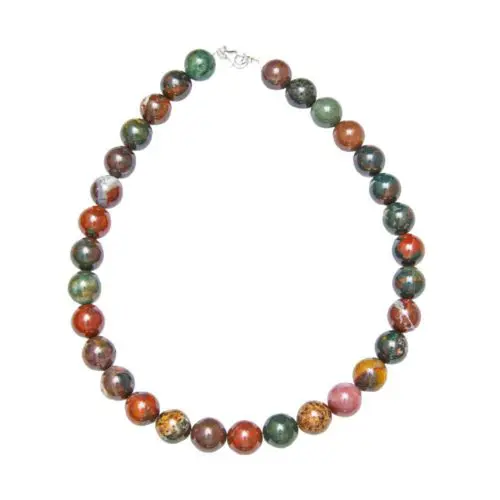 collier pierre de sang 14mm