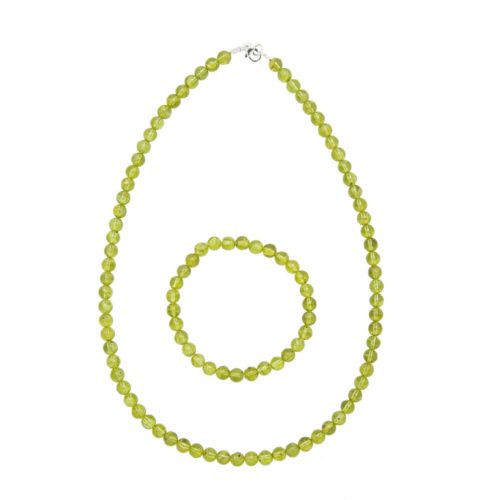 parure olivine 6mm