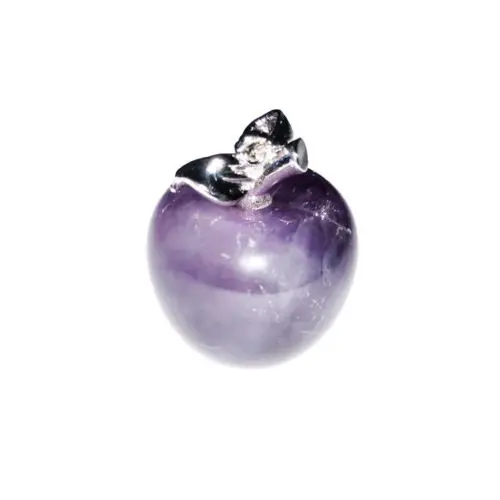 colgante amatista manzana
