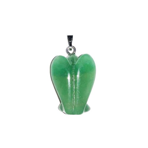 colgante aventurina verde pequeño ángel