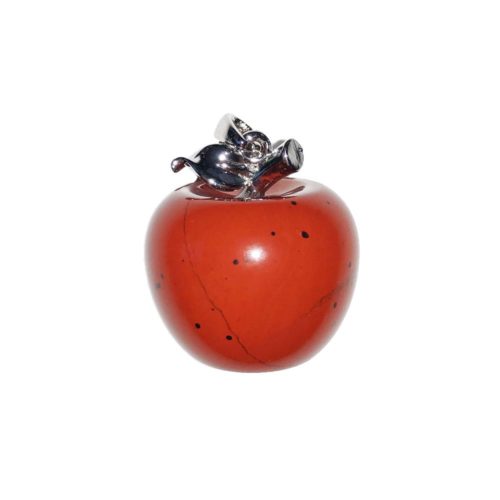 pendentif jaspe rouge pomme