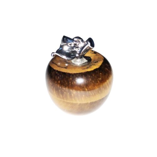 colgante ojo de tigre manzana