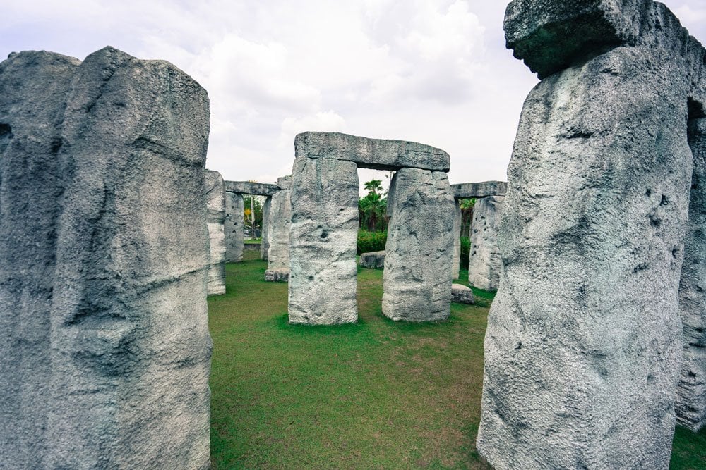 Pierre Stonehenge - Les pierres bleues de dolérite, phase II du monument