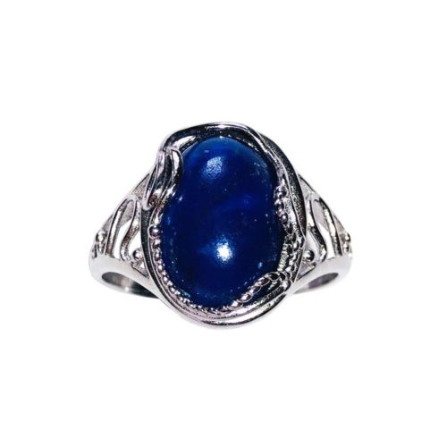bague lapis lazuli argent rhodie