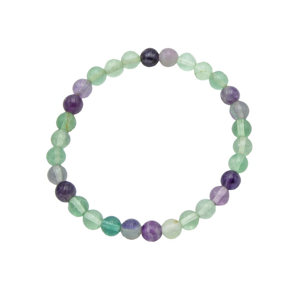 Pulsera Fluorina multicolor – Piedras bolas 6mm