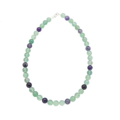 collier fluorine multicolore 10mm