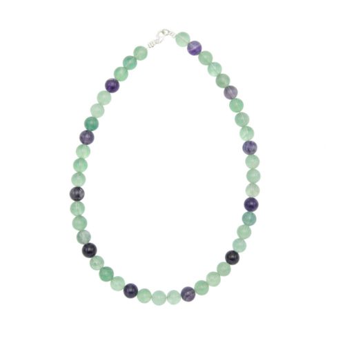 collier fluorine multicolore 10mm