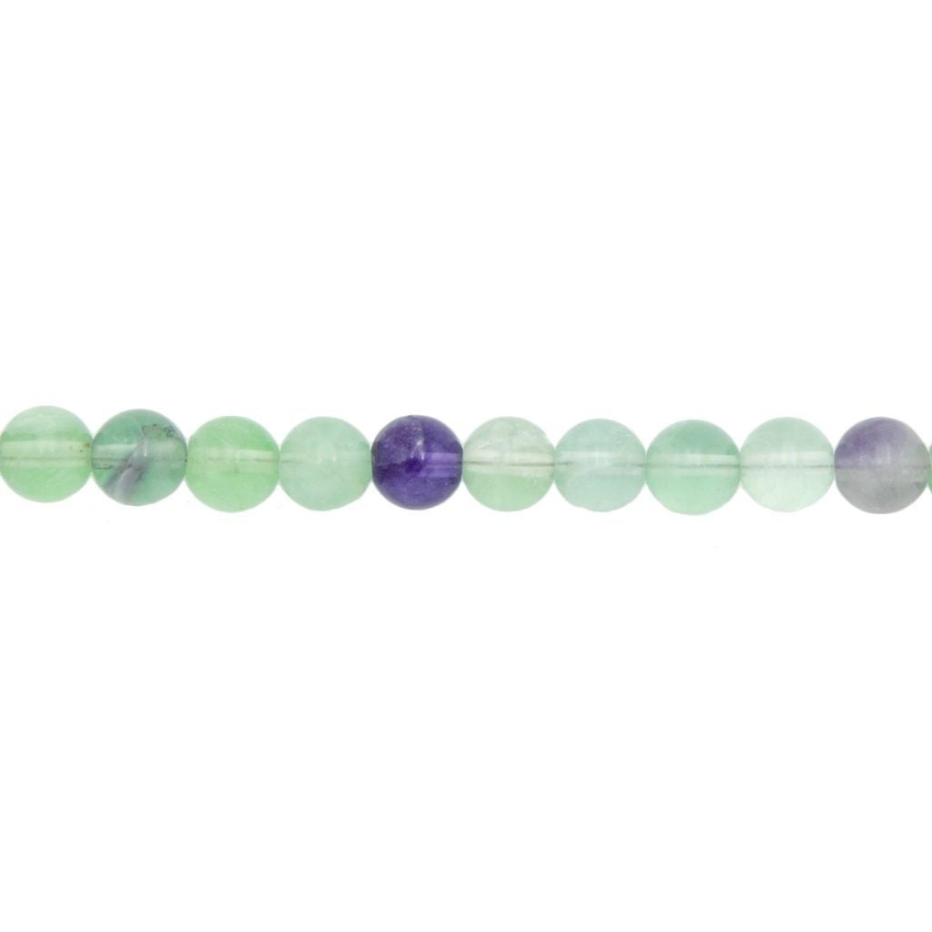 Fil Fluorine multicolore – Pierres boules 8mm
