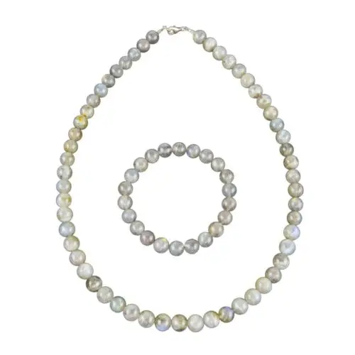 parure spectrolite 8mm