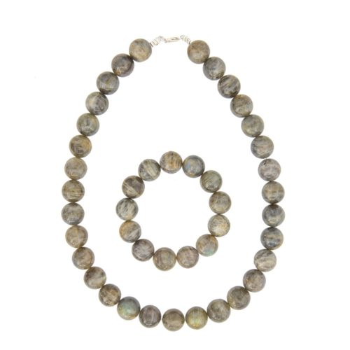 parure spectrolite 14mm