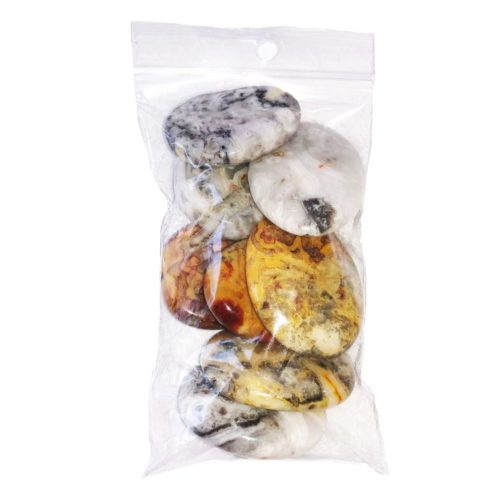 sachet galets agate crazy lace