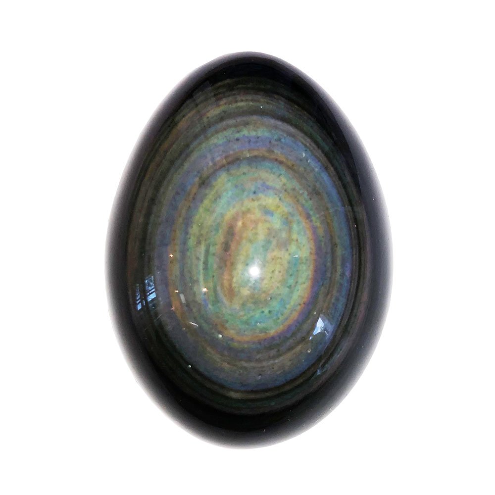 Oeuf Obsidienne Oeil Céleste - Lithothérapie - France Minéraux