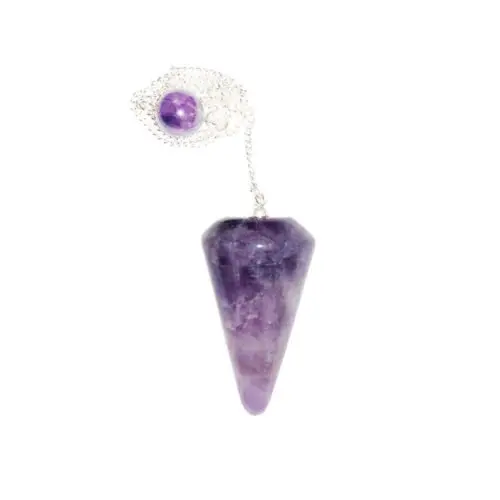pendule amethyste cone