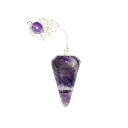 pendule amethyste cone