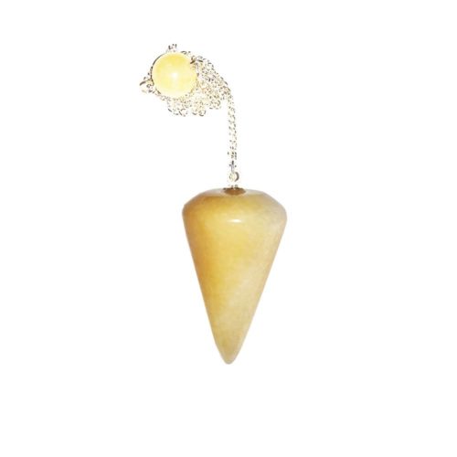 pendule-calcite-orange-cone