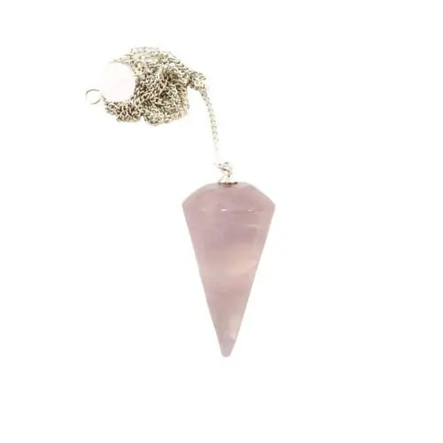 pendule quartz rose cone