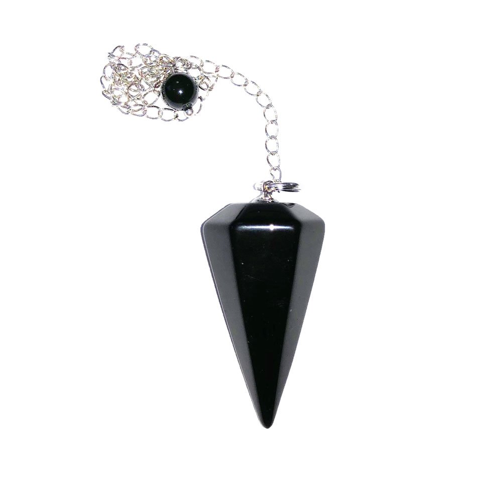 pendule-tourmaline-noire-hexagonal