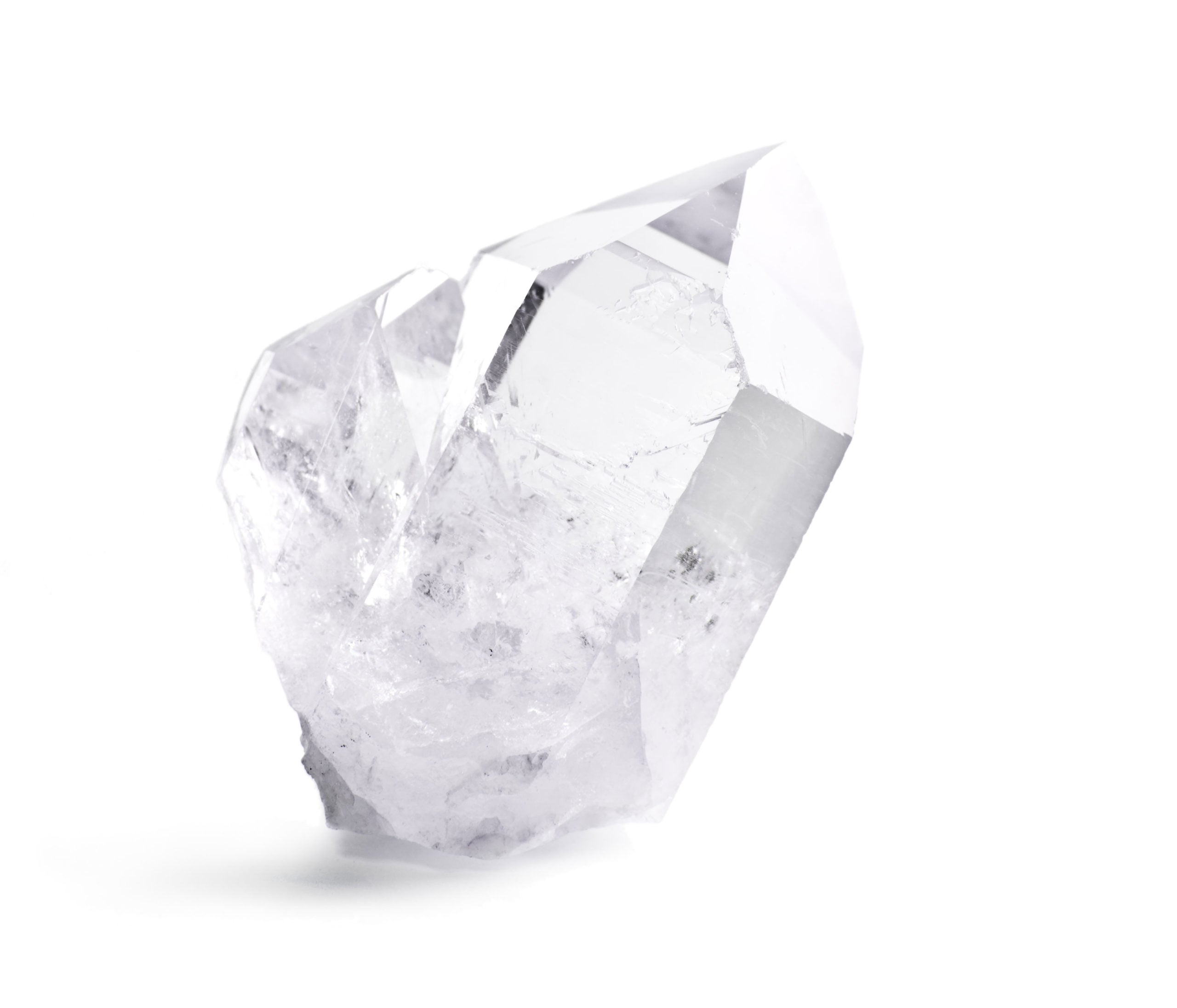 Quartz blanc cristal de roche poli - vertus d'amplification, clarté mentale et méditation