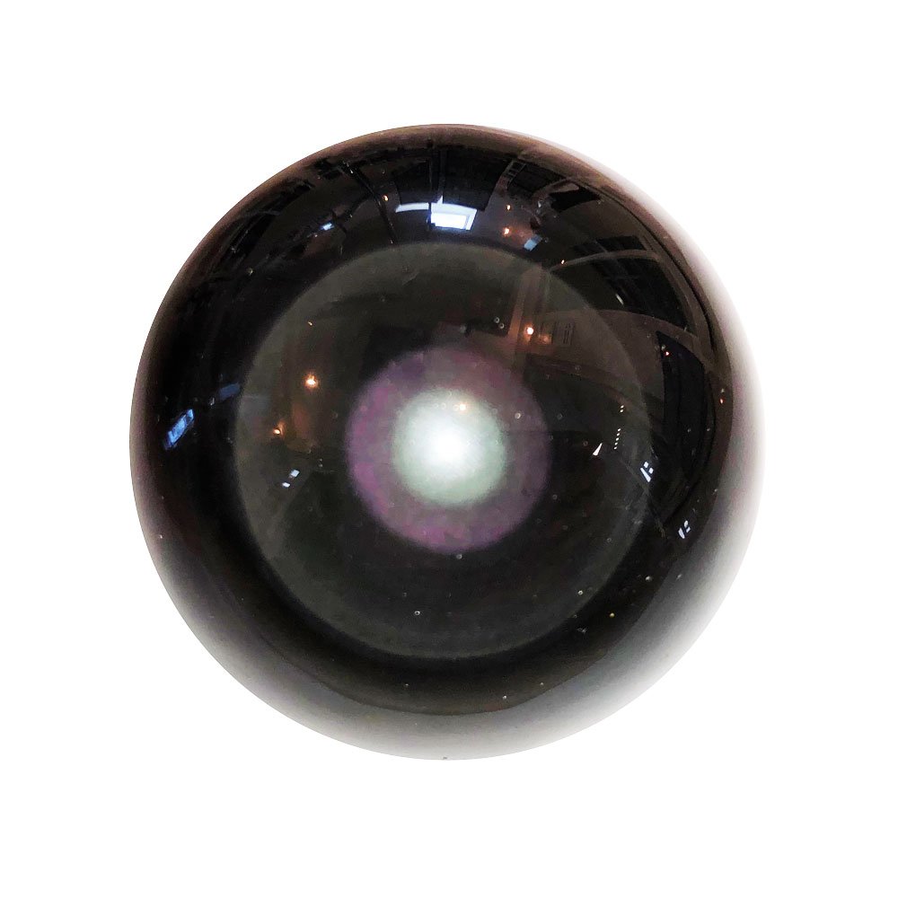 SPHERE/ BOULE OBSIDIENNE OEIL CELESTE