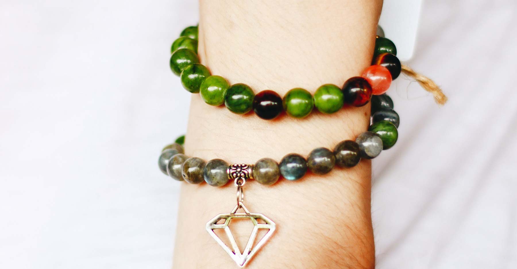 Bracelet pierre pour homme