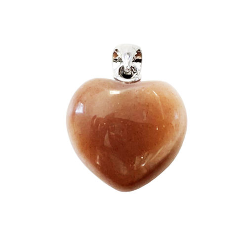pendentif pierre de lune petit coeur