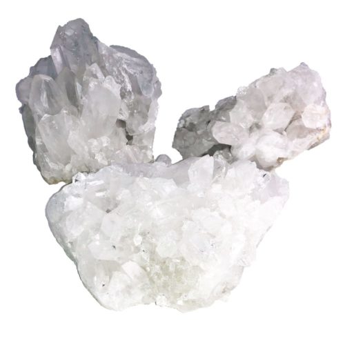 amas de quartz taille l