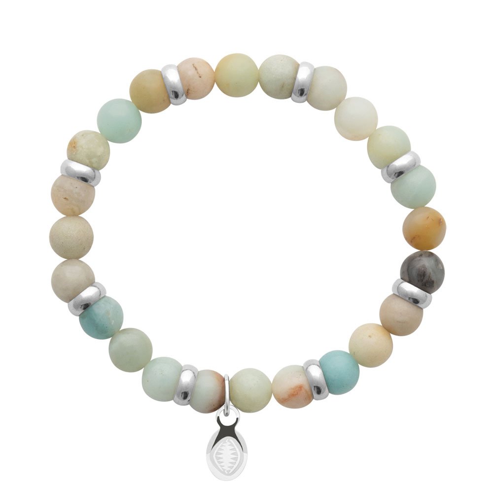 Bracelet Amazonite et Anneaux Pour Lui