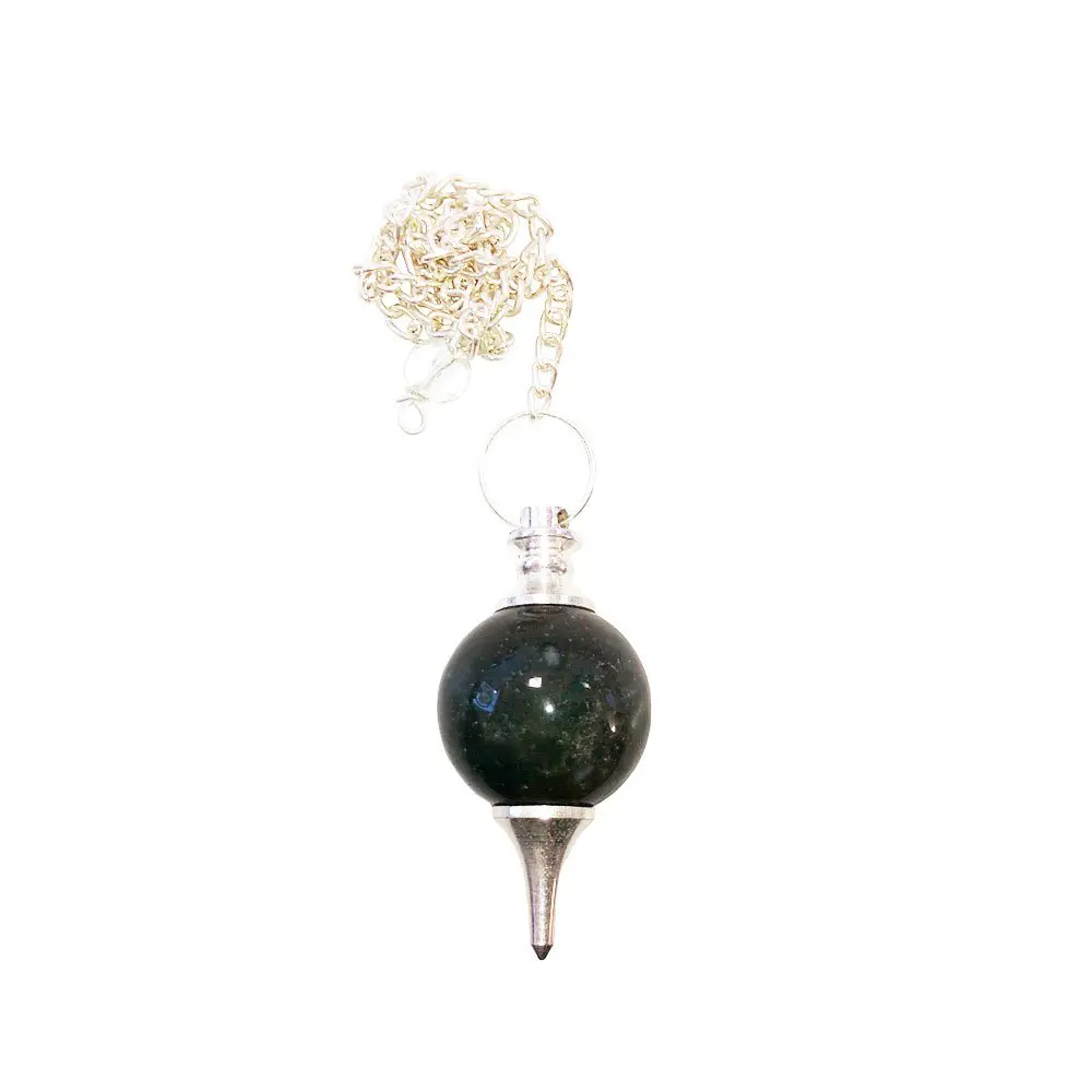 pendule pierre de sang boule