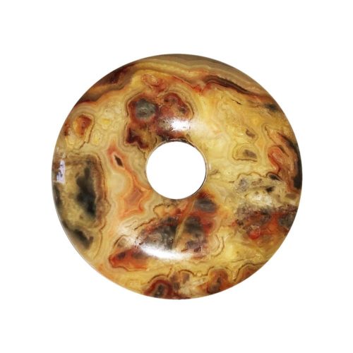 pi chinois donut agate crazy lace 40mm