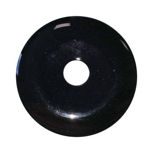 pi chinois donut agate noire 50mm