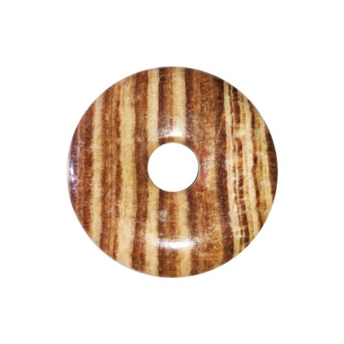 pi chinois donut aragonite marron 30mm