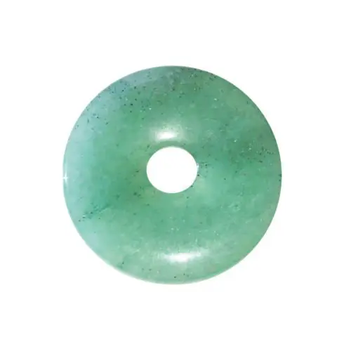 pi chinois donut aventurine verte 30mm
