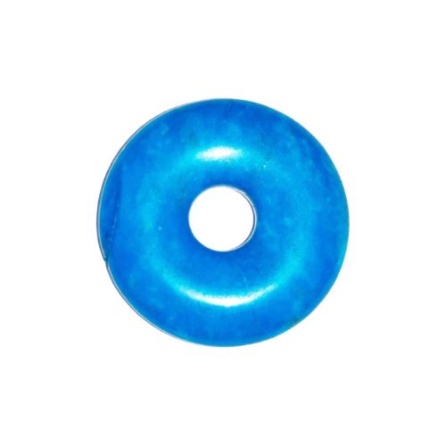 pi chinois donut howlite bleue 20mm